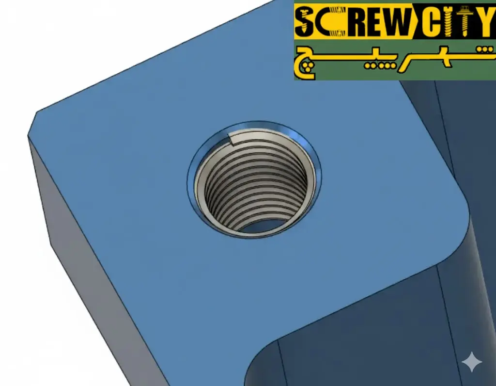 استفاده از هلی کویل برای تعمیر جای پیچ هرز شده