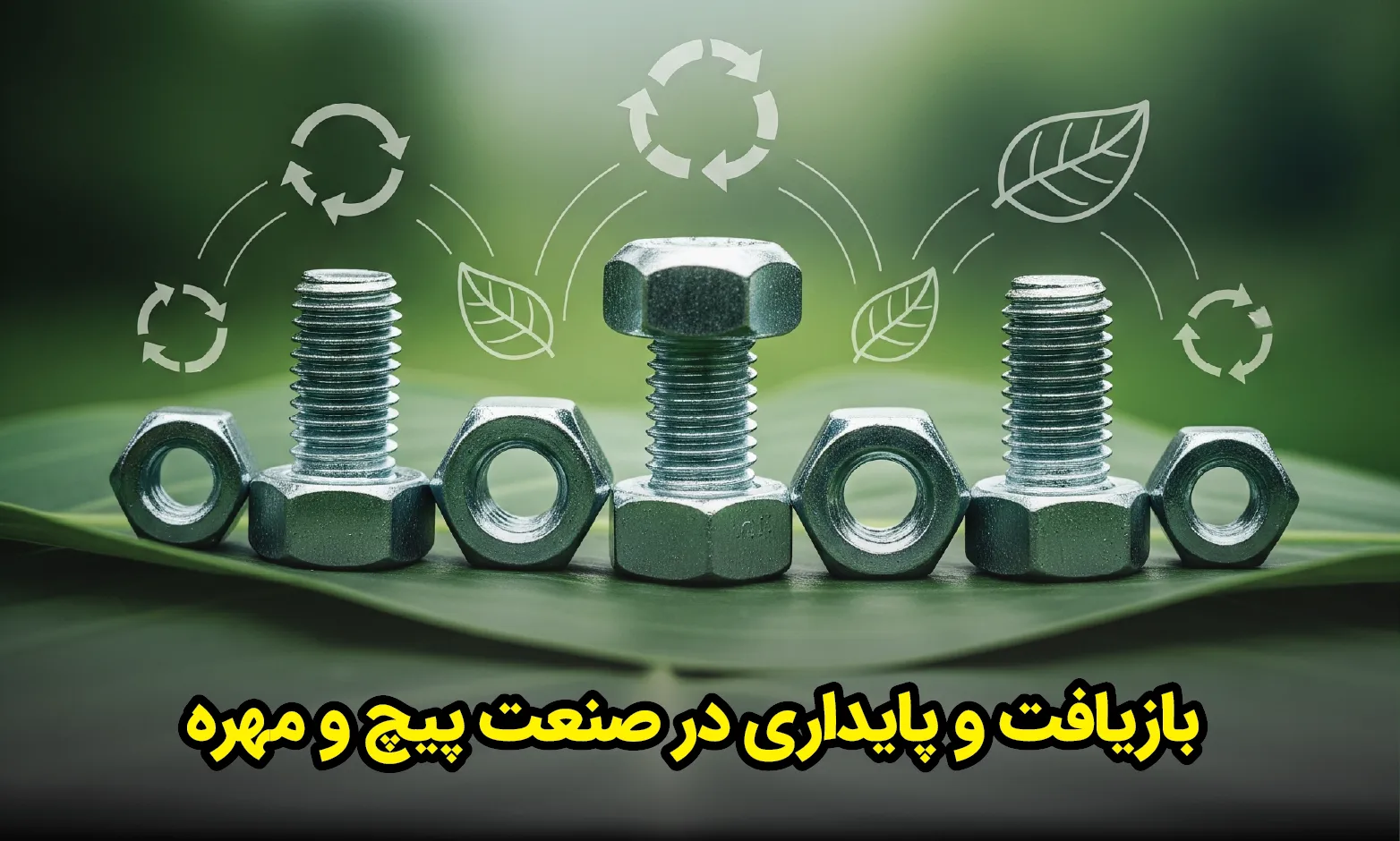 بازیافت و پایداری در صنعت پیچ و مهره