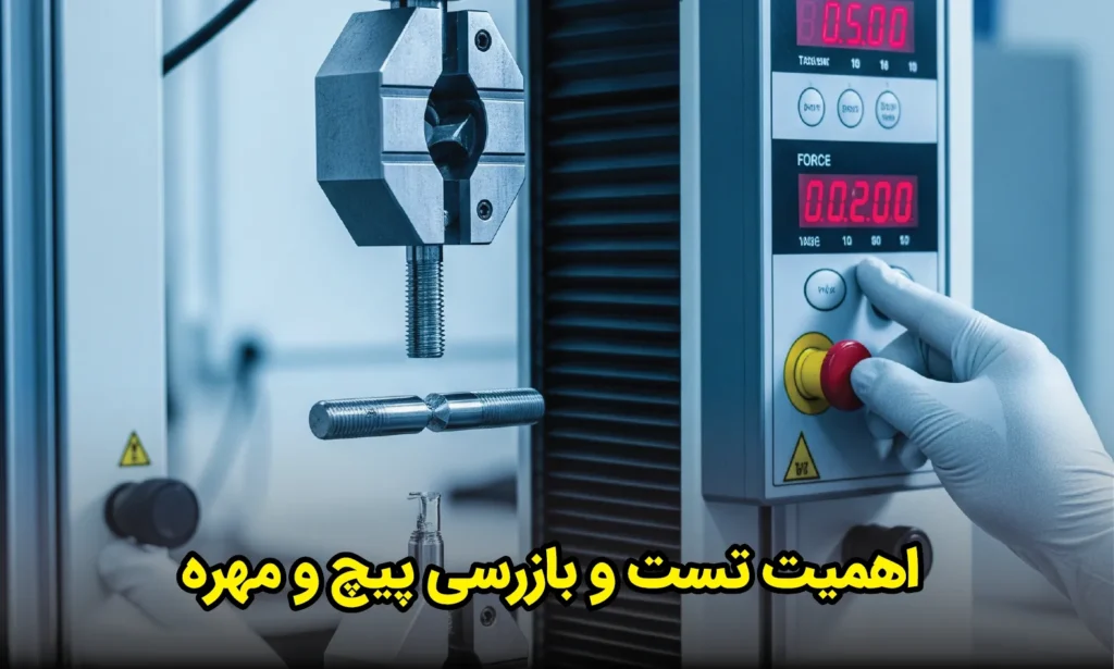 اهمیت تست و بازرسی پیچ و مهره