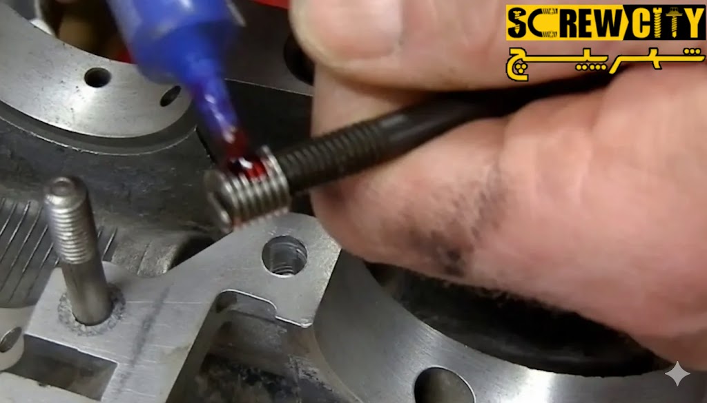 آموزش تعمیر رزوه هرز سرسیلندر