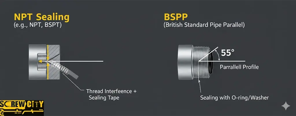 نمودار شماتیک آب ‌بندی