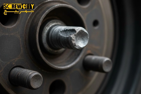 بریدن پیچ چرخ ماشین